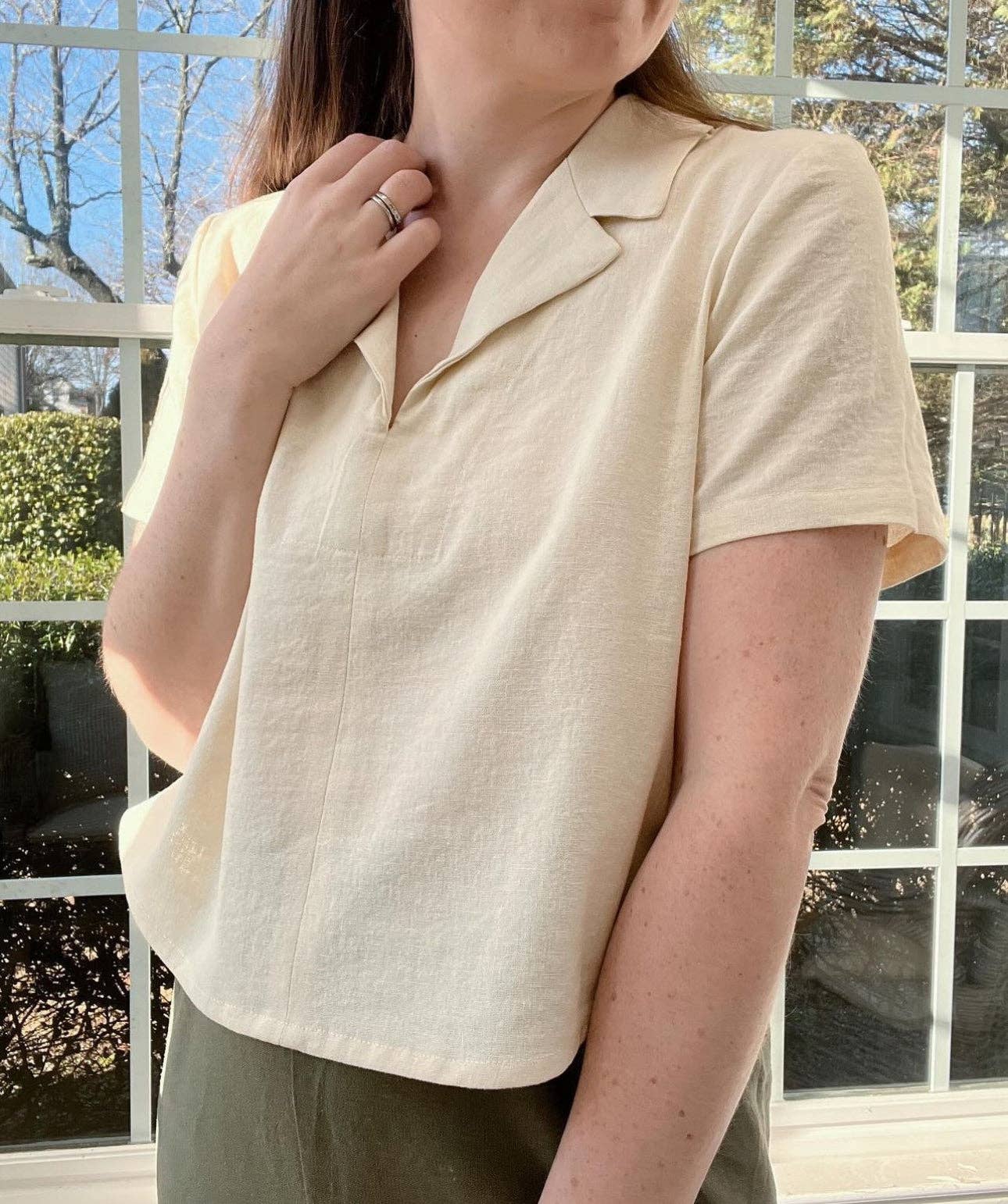 ISEE FABRIC - Rayon Linen Blend Woven