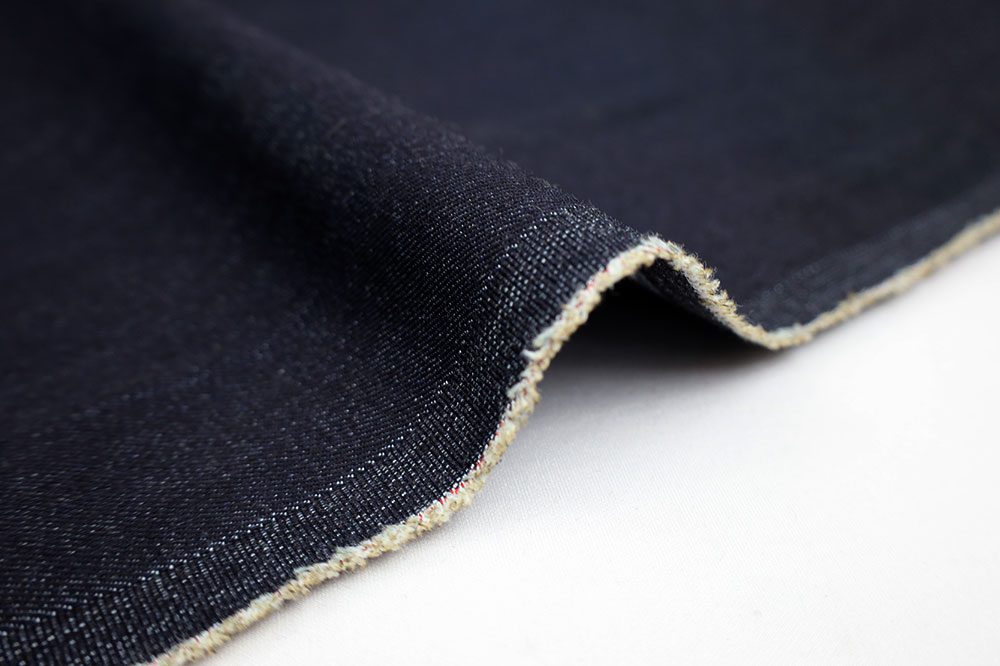 Cone Mills Deep Indigo Stretch Denim 10oz
