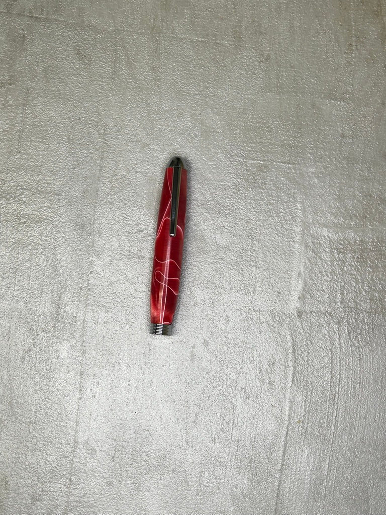 Tweezers- Silver and Pink Acrylic