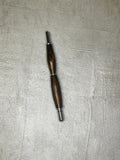 Seam Ripper + Scissors- Silver Dark Brown