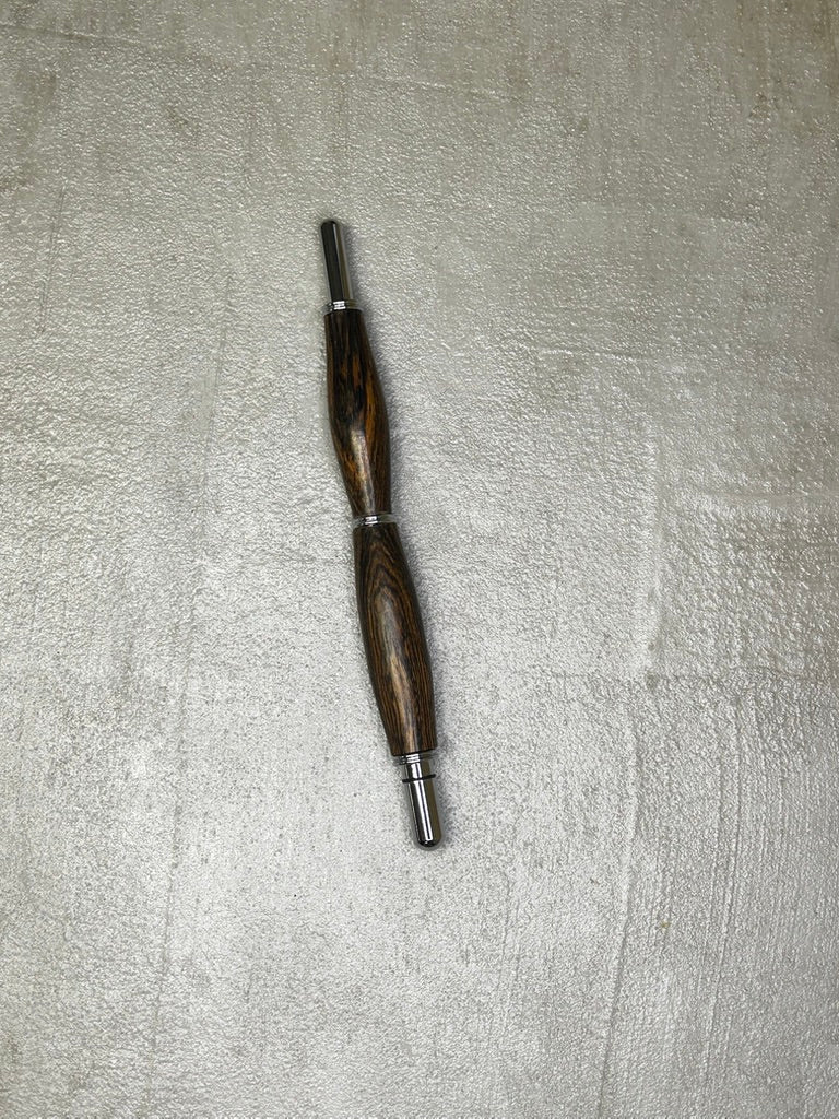 Seam Ripper + Scissors- Silver Dark Brown