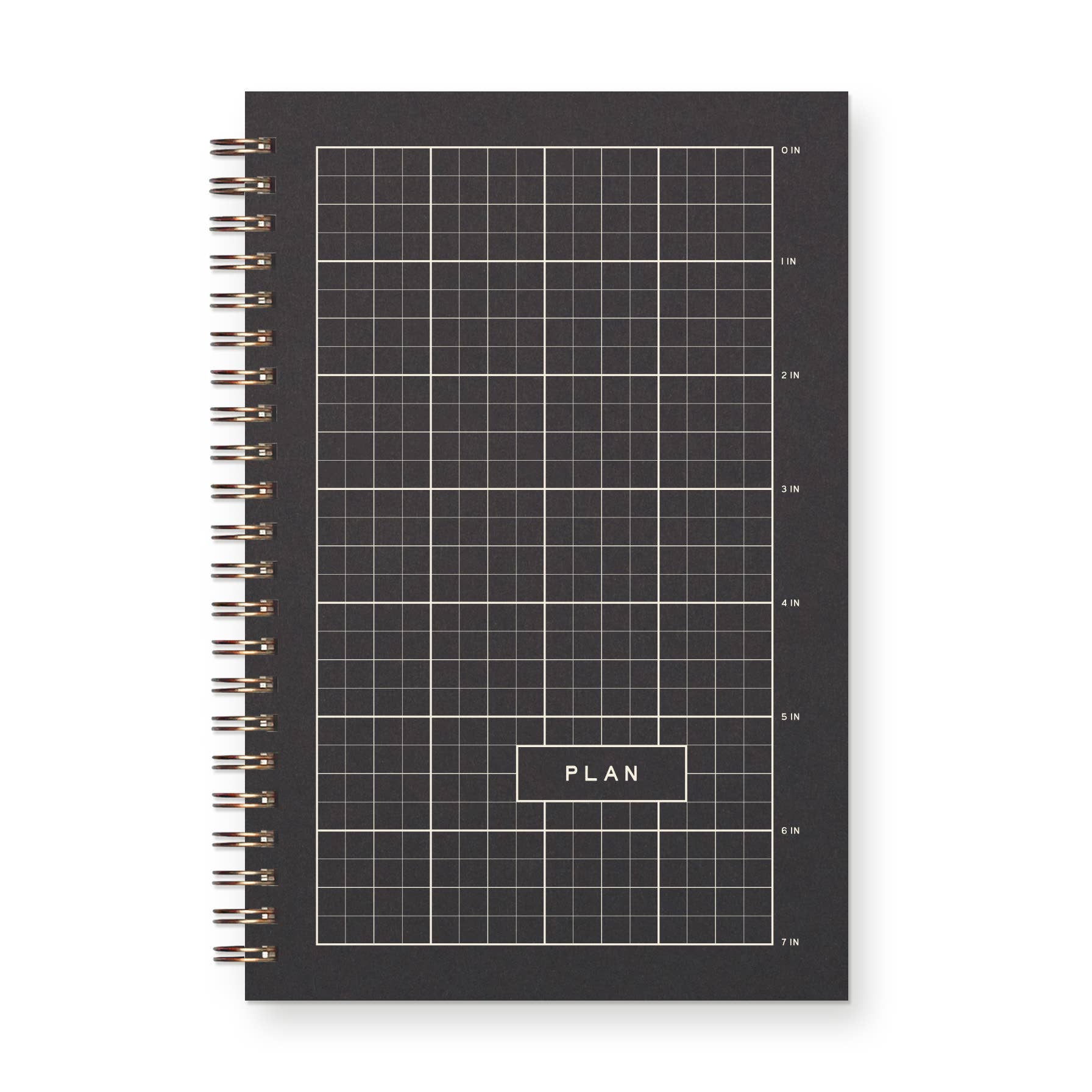 Ruff House Print Shop - Ruler Grid Undated Weekly Planner Journal