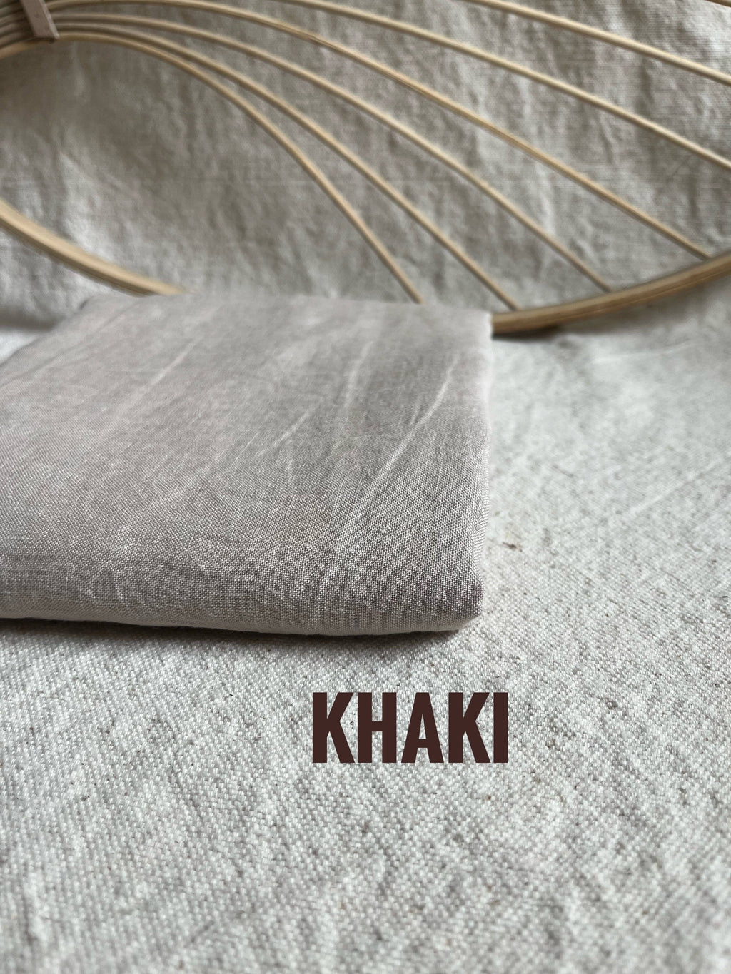 ISEE FABRIC - Stone washed linen