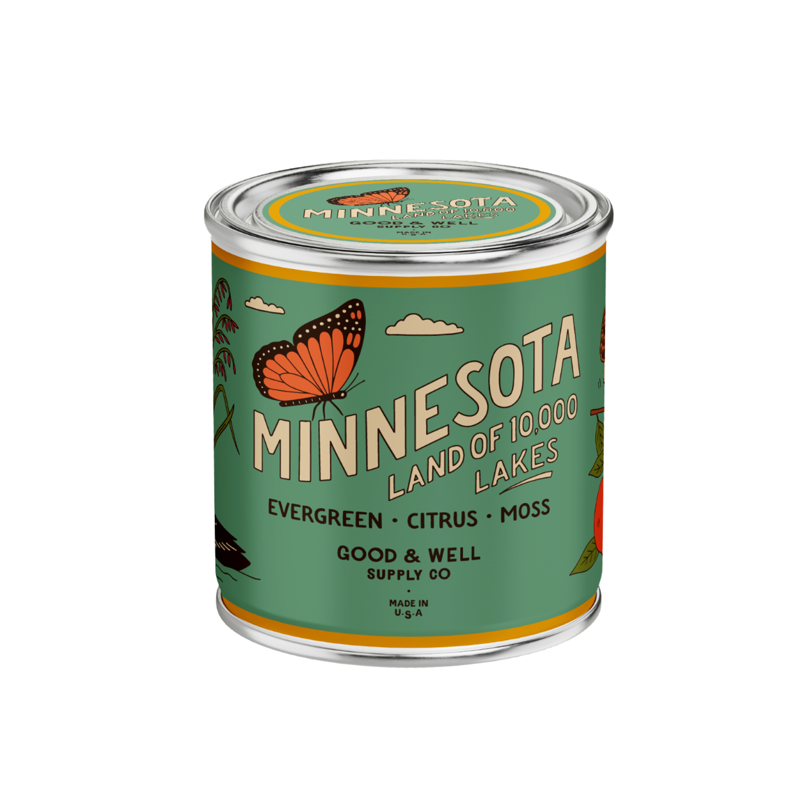 Good & Well Supply Co. - Minnesota State Soy Candle