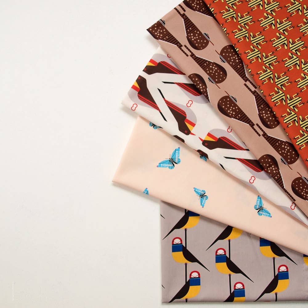 Birch Fabrics - Red Billed Leothrix Poplin
