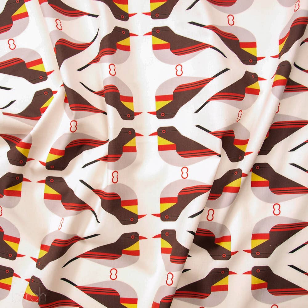 Birch Fabrics - Red Billed Leothrix Poplin