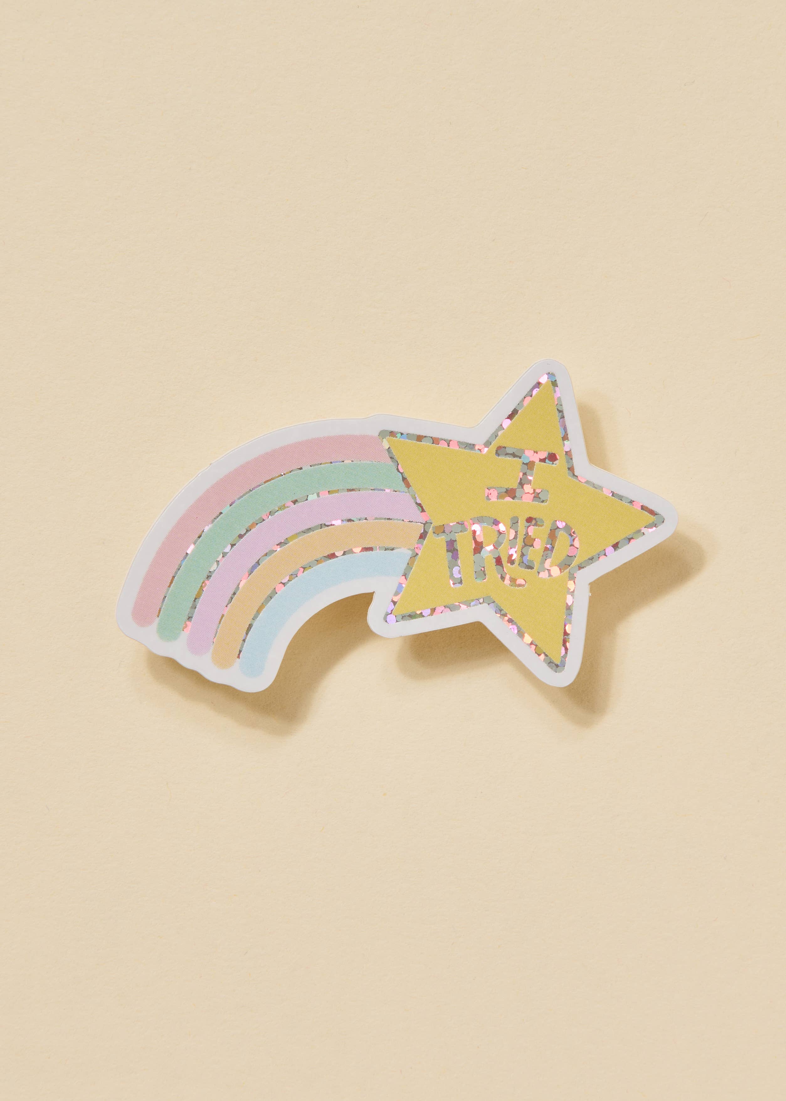One & Only Paper - I Tried Shooting Star Glitter Sticker