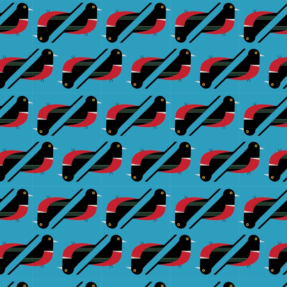 Birch Fabrics - Red Breasted Meadowlark Poplin