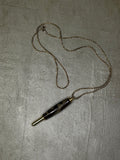 Seam Ripper Necklace- Black Swirl