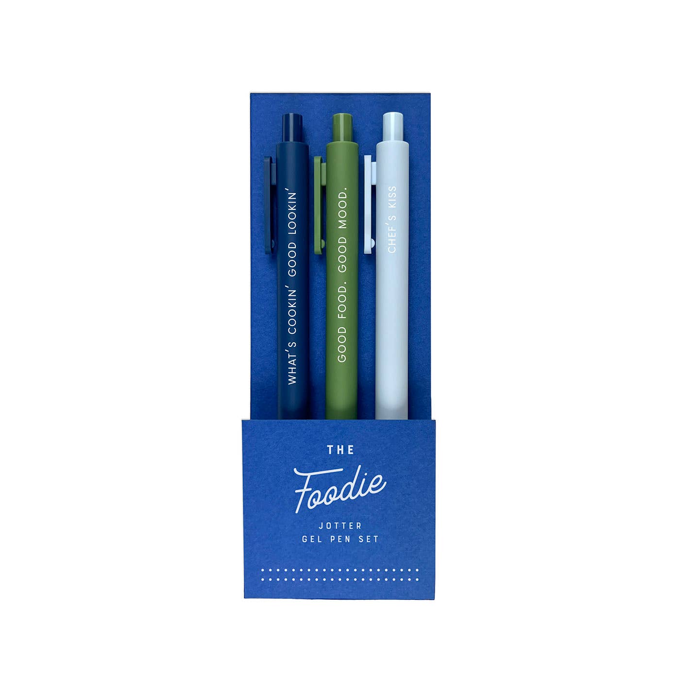 Ruff House Print Shop - Foodie Jotter Gel Pen: Set of 3