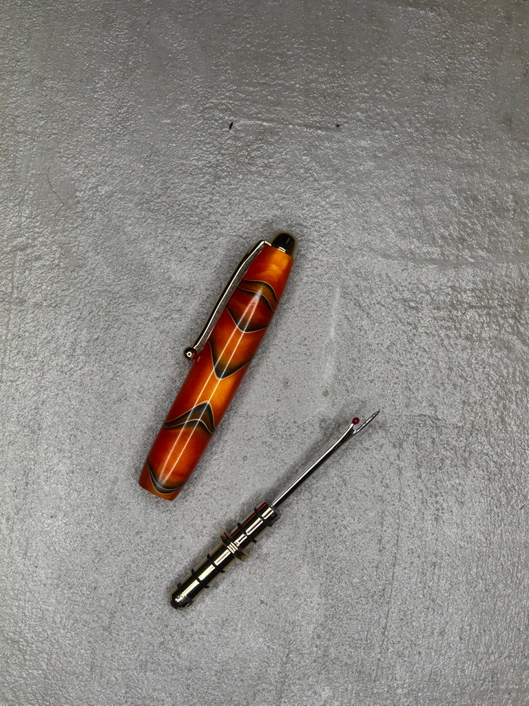 Seam Ripper- Orange Acrylic