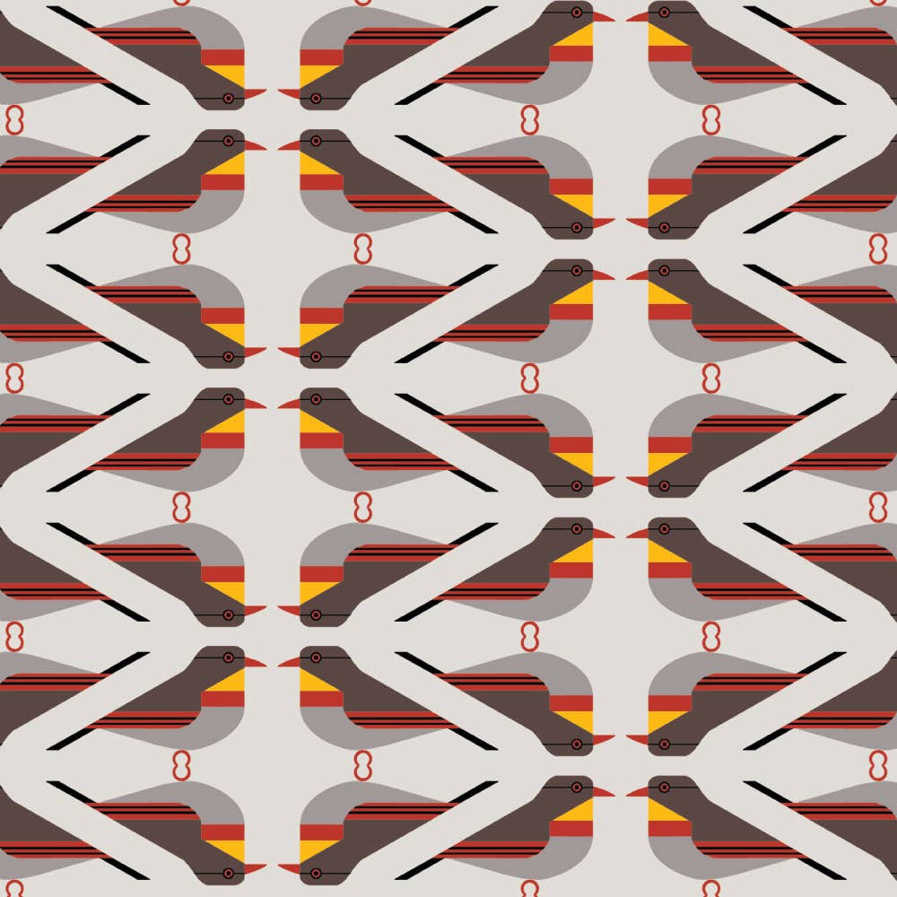 Birch Fabrics - Red Billed Leothrix Poplin