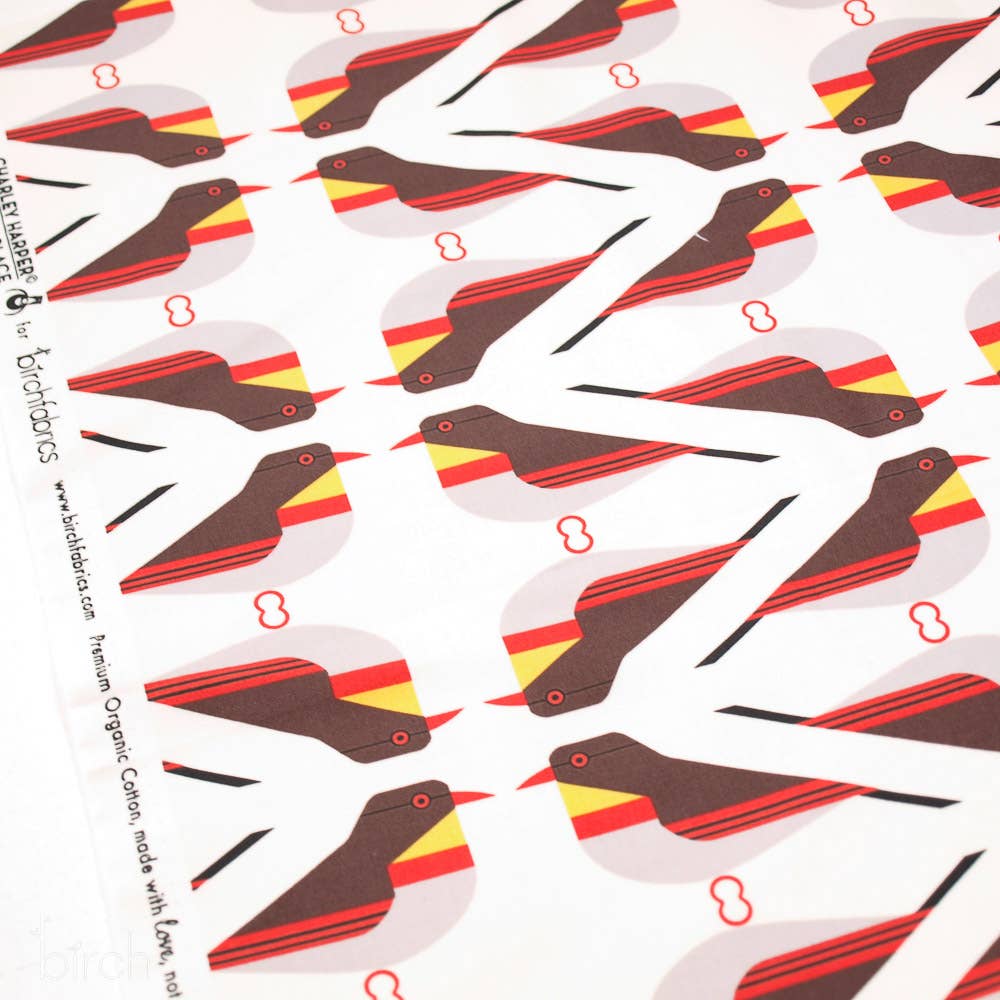 Birch Fabrics - Red Billed Leothrix Poplin