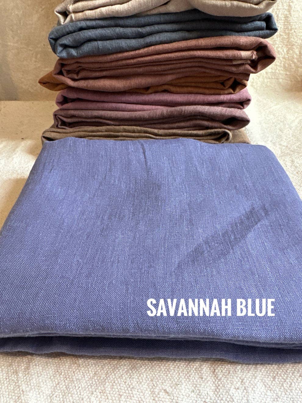 ISEE FABRIC - Stone washed linen