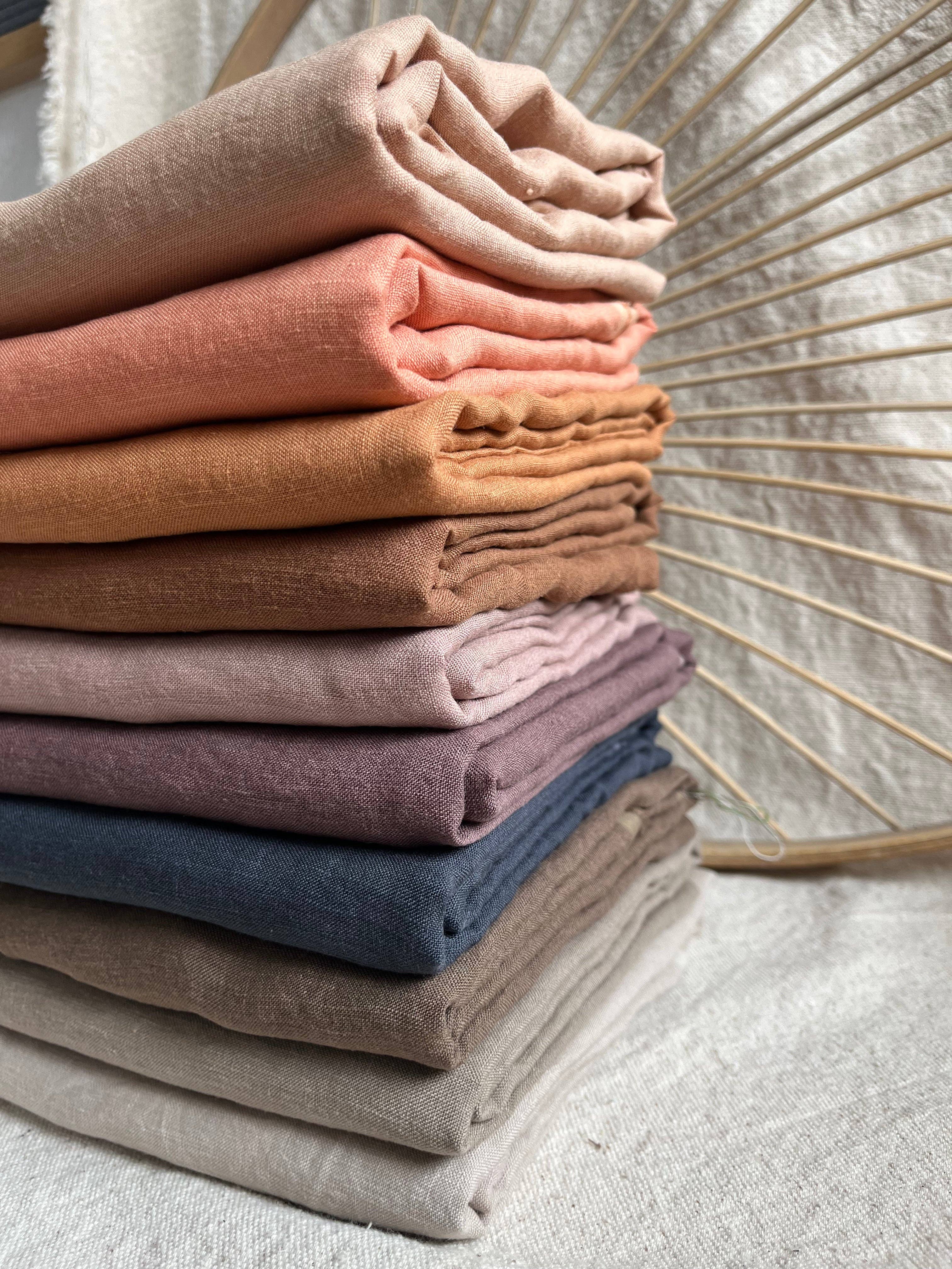 ISEE FABRIC - Stone washed linen