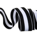 2yd Black and White - 1.5" Nylon Webbing - by Tula Pink