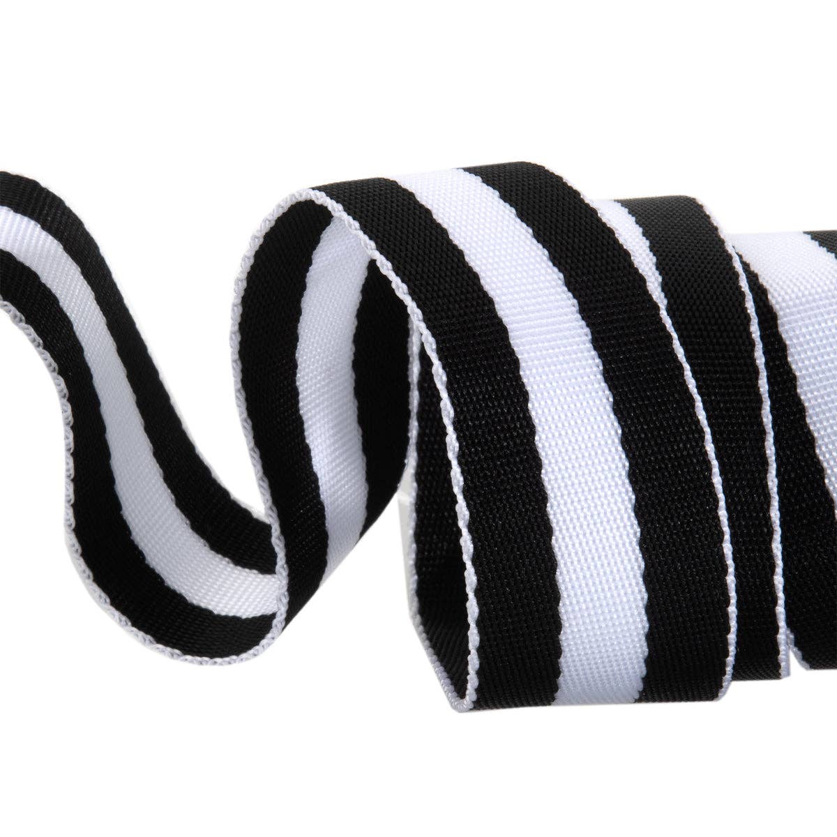 2yd Black and White - 1.5" Nylon Webbing - by Tula Pink