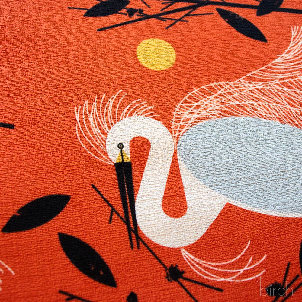 Birch Fabrics - Snowy Egret Barkcloth