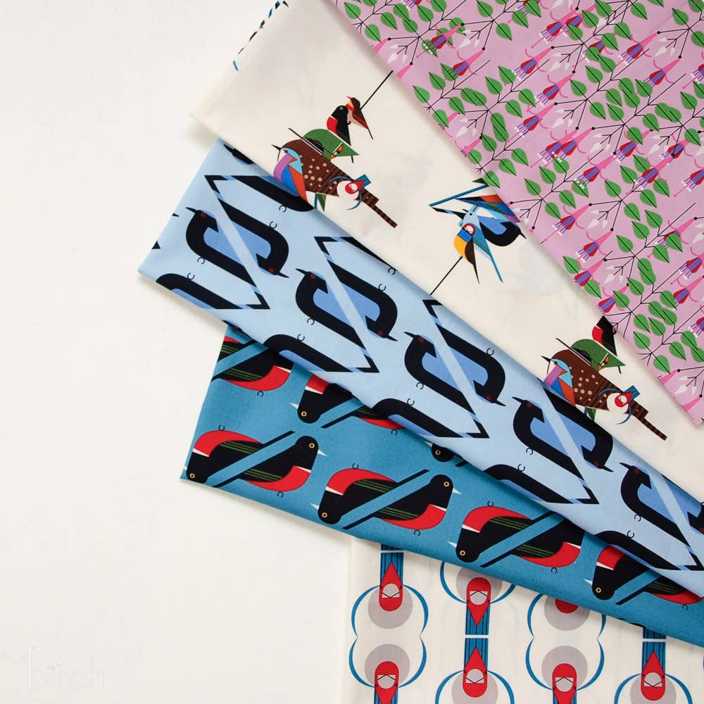 Birch Fabrics - Red Breasted Meadowlark Poplin