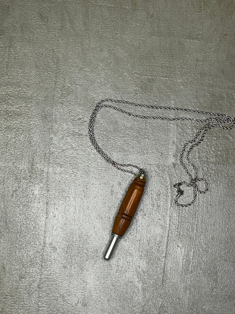 Seam Ripper Necklace- Brown (Spindle)