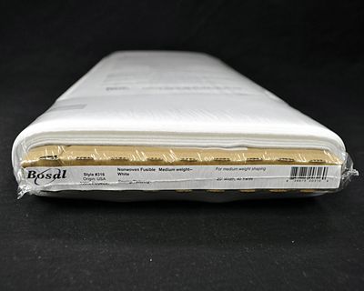Nonwoven Fusible Medium Weight White