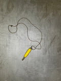 Seam Ripper Necklace- Yellow