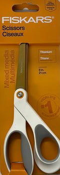 Fiskars 8in Softgrip Bent Scissors