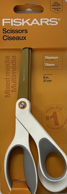 Fiskars 8in Softgrip Bent Scissors