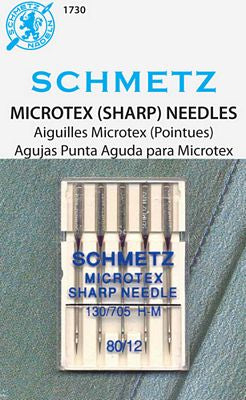 Schmetz Microtex Needles 5pk