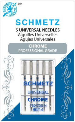 Schmetz Chrome Universal Sewing Machine Needles