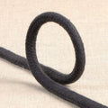 100% Cotton Braided Cord, 6mm, Dark Gray