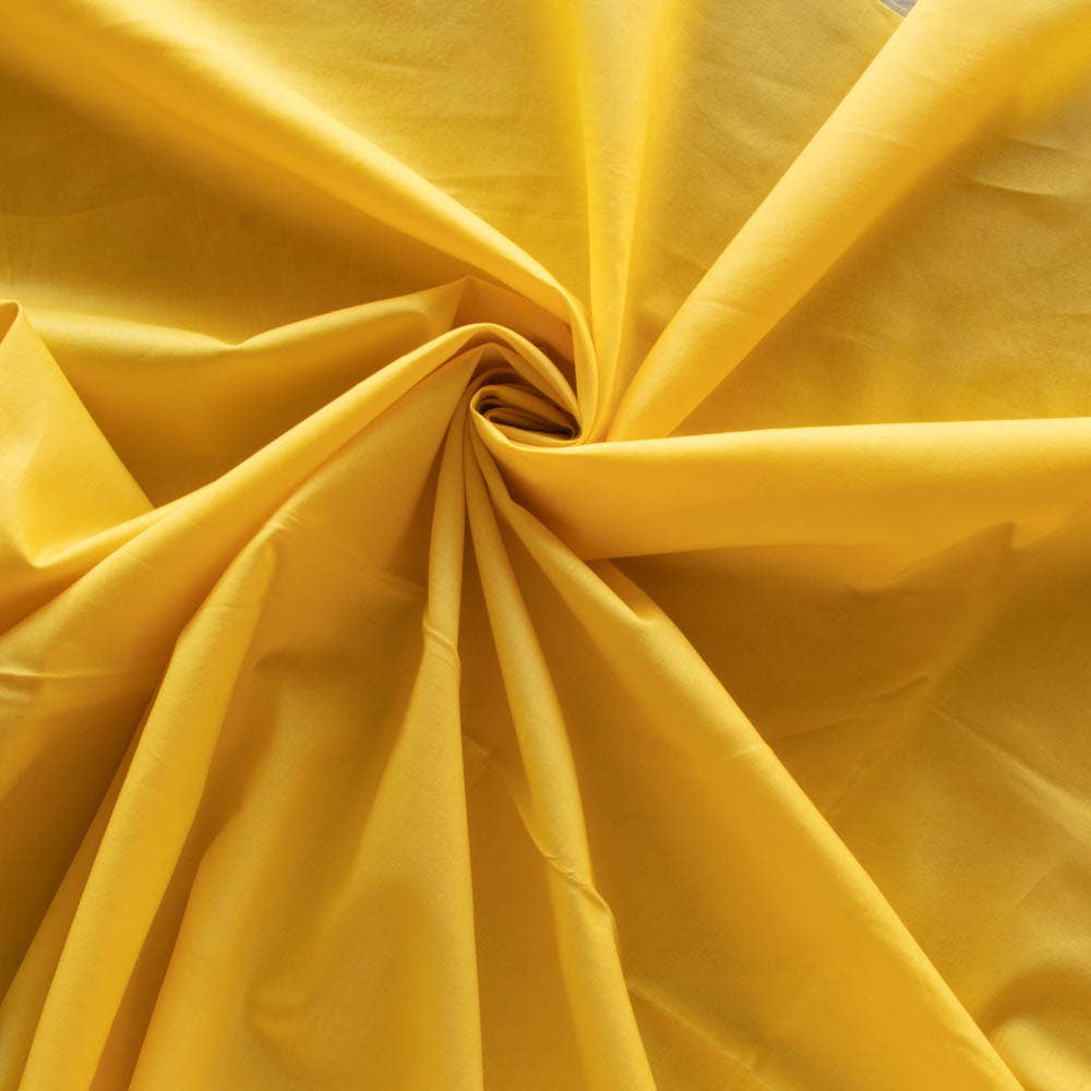 Birch Fabrics - Lemon Solid LAWN