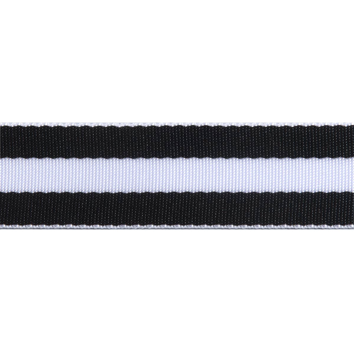 2yd Black and White - 1.5" Nylon Webbing - by Tula Pink