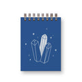 Ruff House Print Shop - Crystals Mini Jotter Notebook