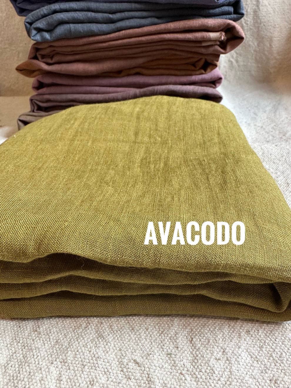 ISEE FABRIC - Stone washed linen