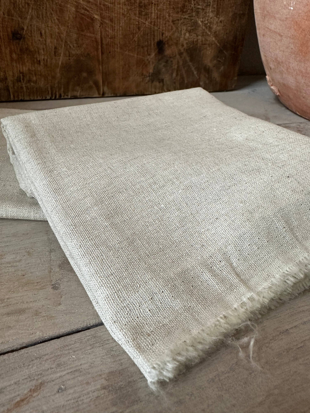 ISEE FABRIC - Rayon Linen Blend Woven