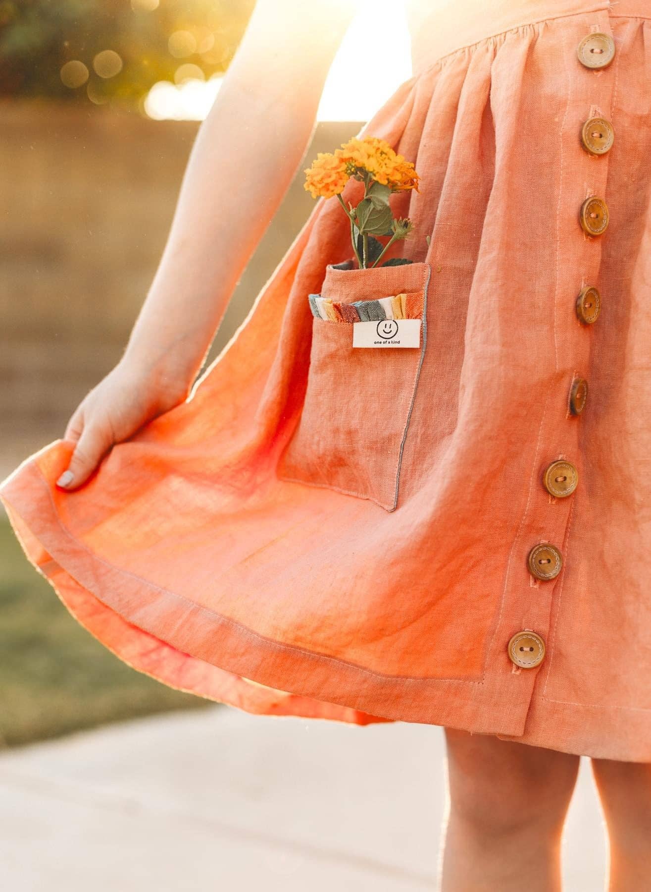 ISEE FABRIC - Stone washed linen