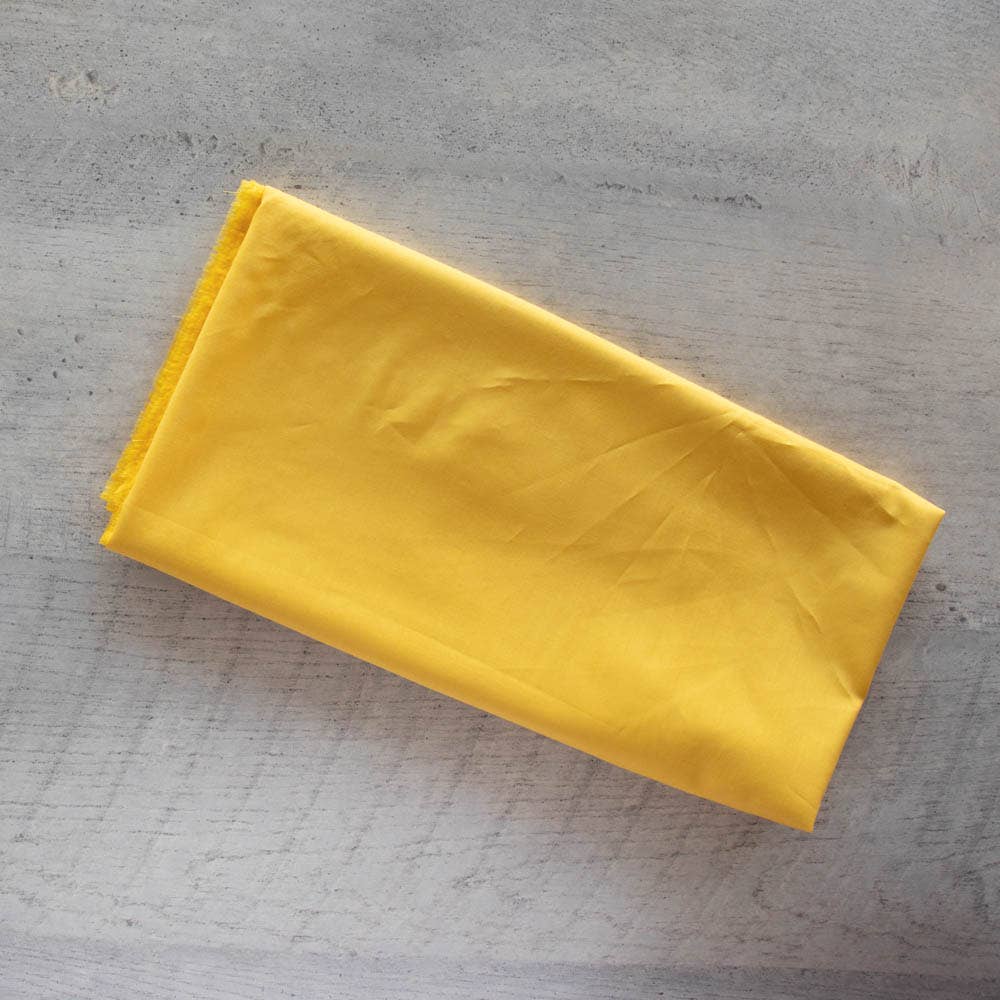 Birch Fabrics - Lemon Solid LAWN