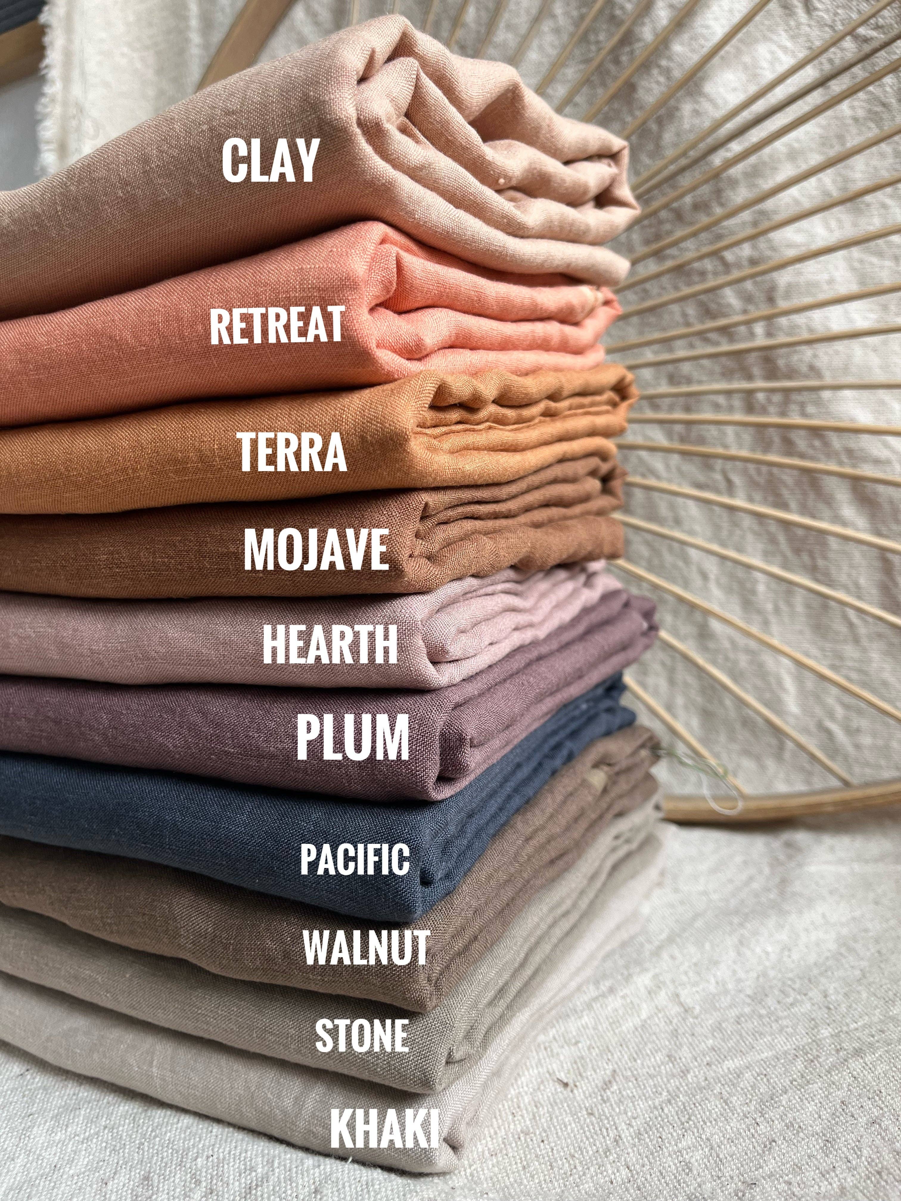 ISEE FABRIC - Stone washed linen