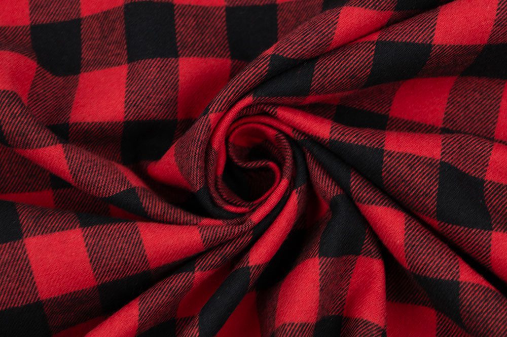 Flannel Plaid Buffalo Red/Black